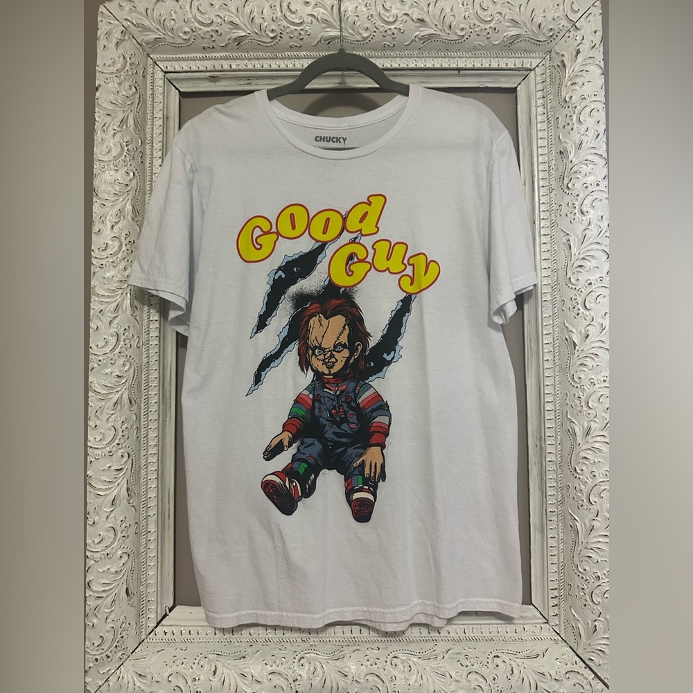 Freeze White Chucky Cotton Tee. Size L. ❣️